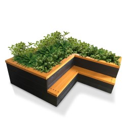 Plaswood® Raised Bed with Seat
